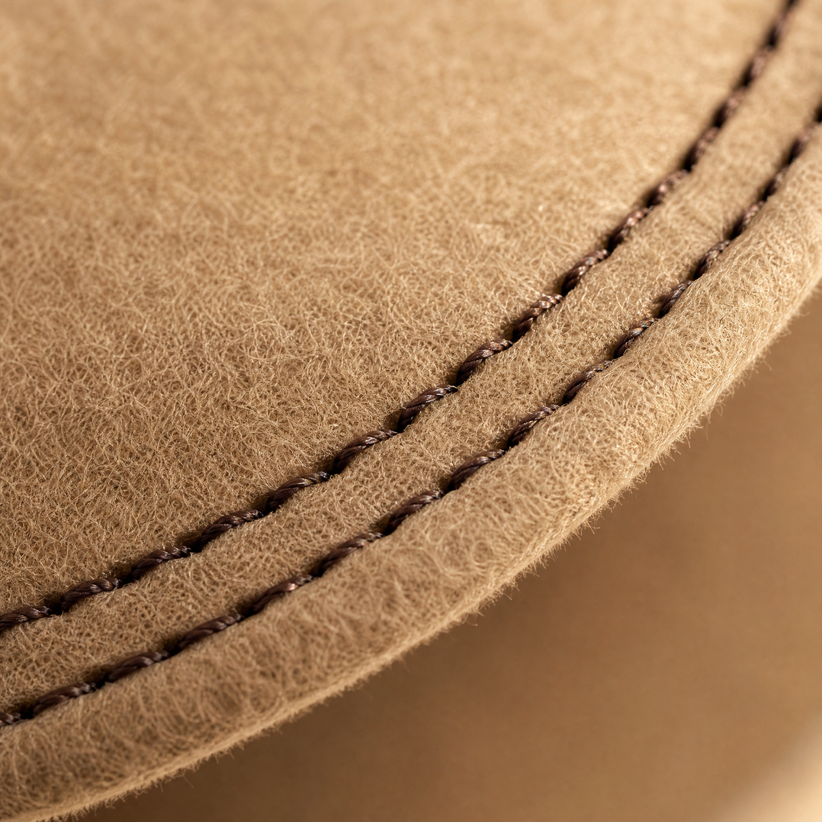 The Drifter by mianbrea™ — Premium Sand Wool Felt Cowboy Hat, Striped Web Band & Brass Hardware