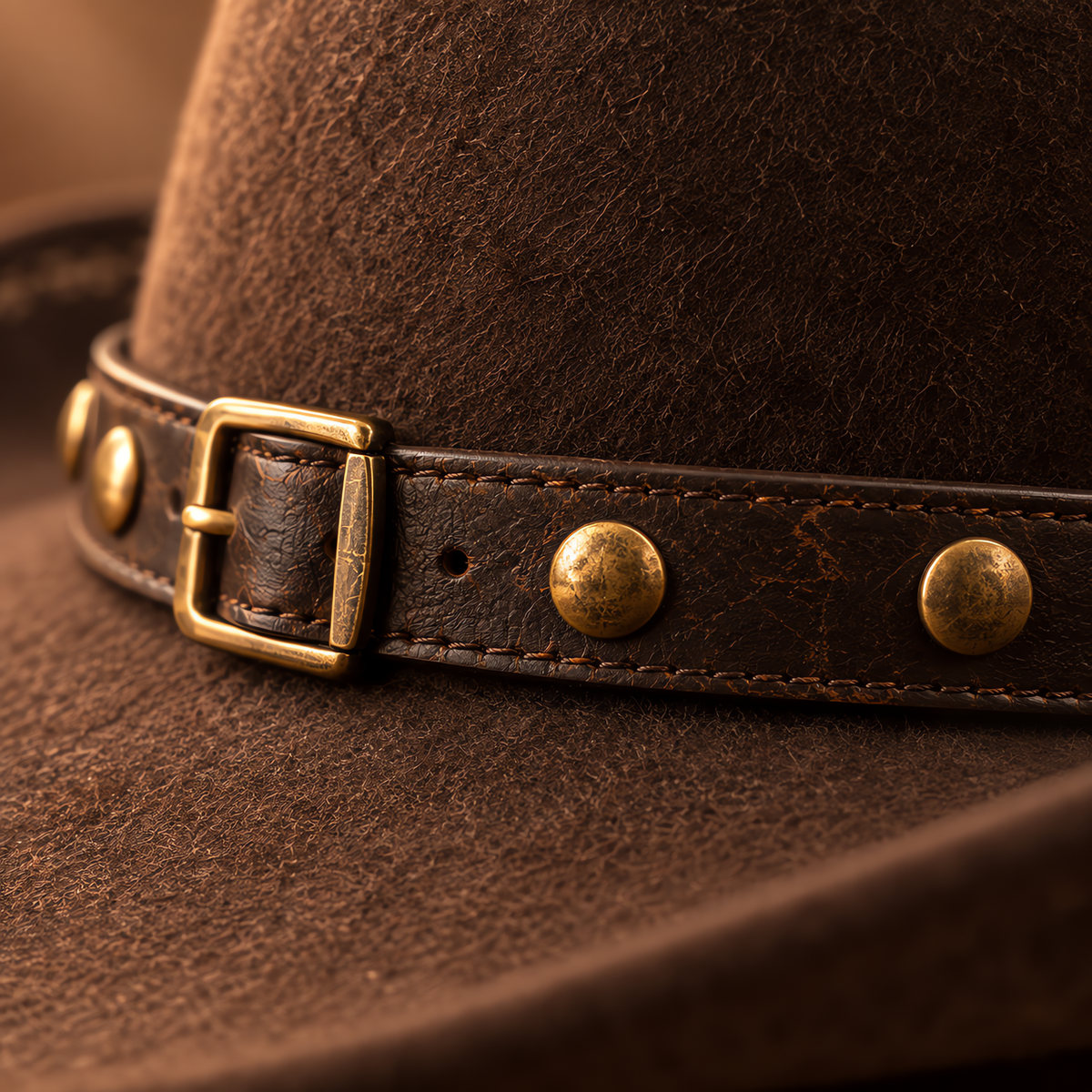 The Rancher by mianbrea™ — Premium Wool Felt Cowboy Hat, Hand-Pressed Cattleman Crease
