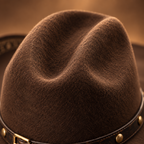 The Rancher by mianbrea™ — Premium Wool Felt Cowboy Hat, Hand-Pressed Cattleman Crease
