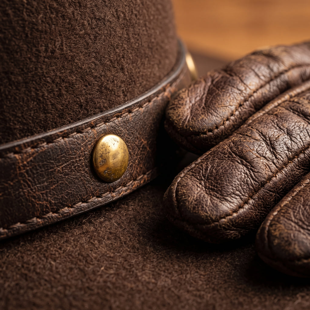 The Rancher by mianbrea™ — Premium Wool Felt Cowboy Hat, Hand-Pressed Cattleman Crease