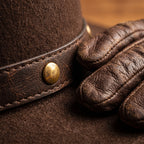 The Rancher by mianbrea™ — Premium Wool Felt Cowboy Hat, Hand-Pressed Cattleman Crease